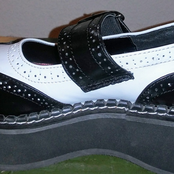 Demonia 'Emily 302' Platform oxfords - Picture 5 of 6